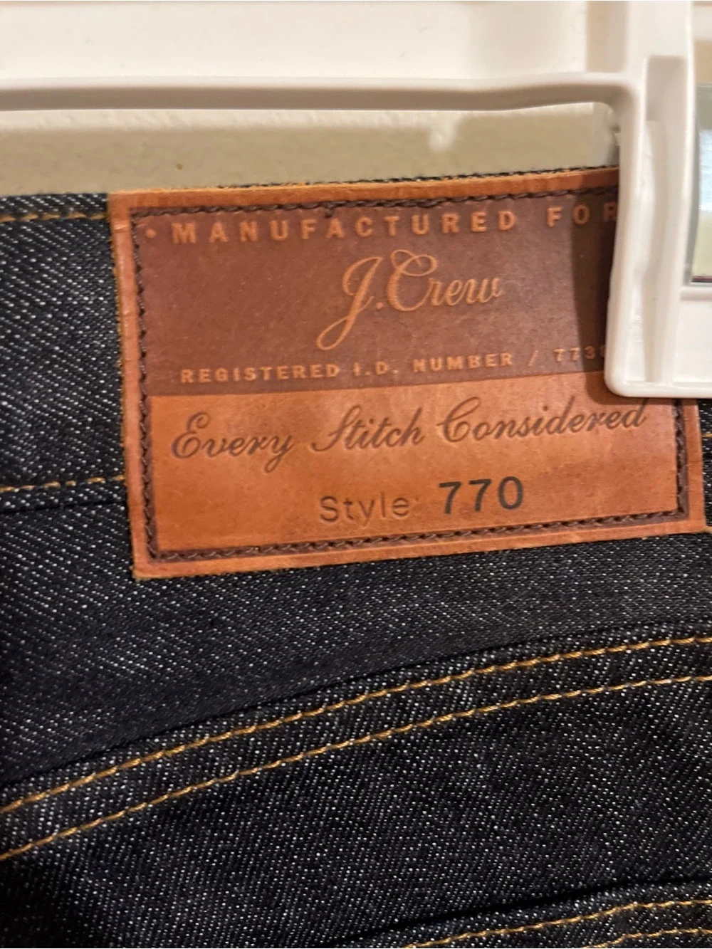 J. Crew Men's Skinny Jeans in Dark Black Wash